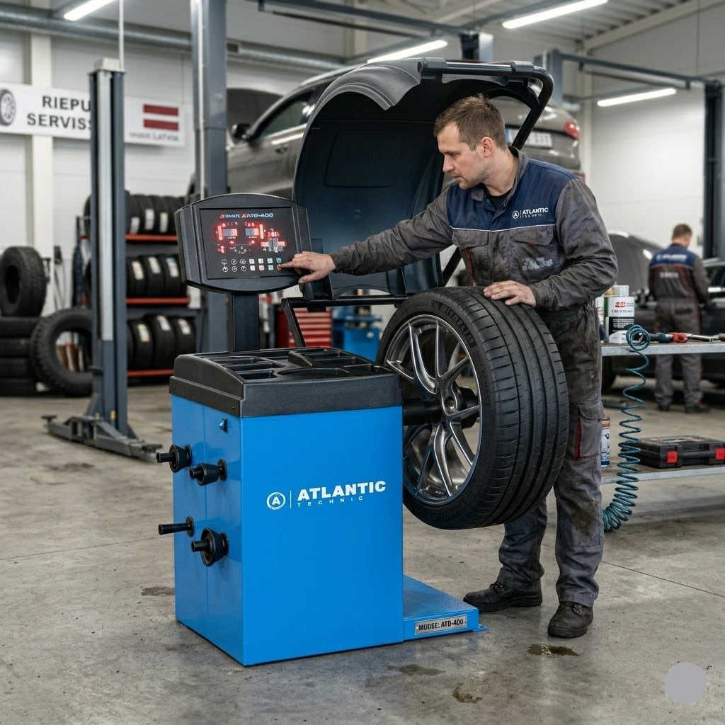 Wheel balancing machine ATB-400