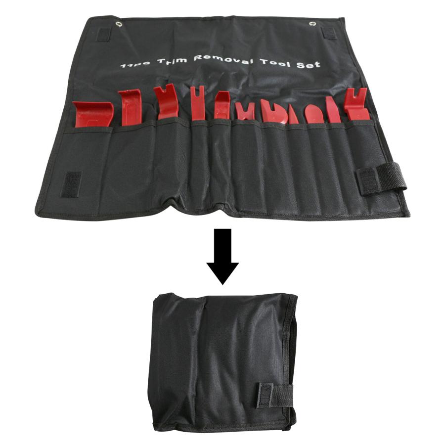 11 daļu apdares noņemšanas instrumentu komplekts 03-1245