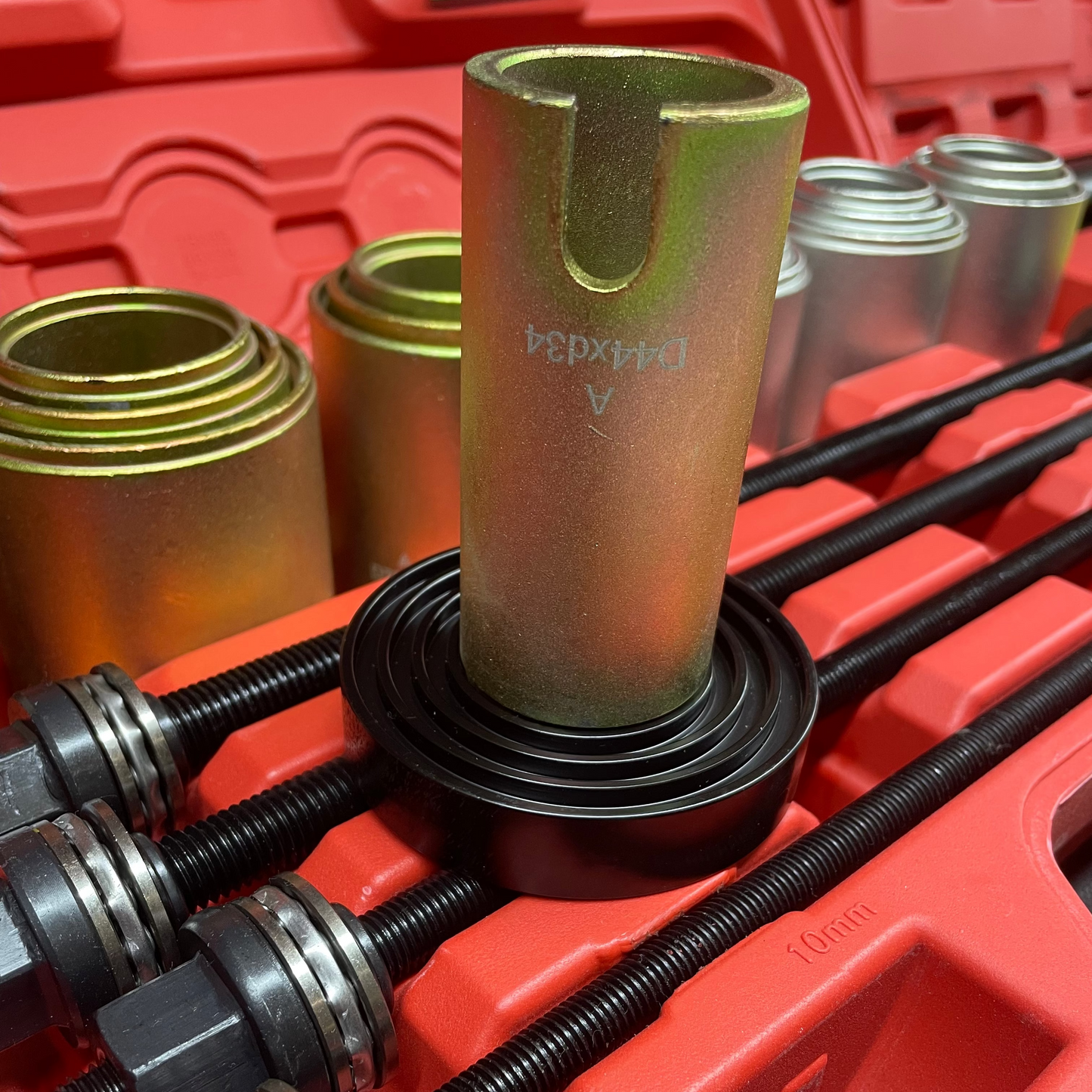 Набор пресс-форм с винтами для сайлентблоков, подшипников 27 шт. 03-1062