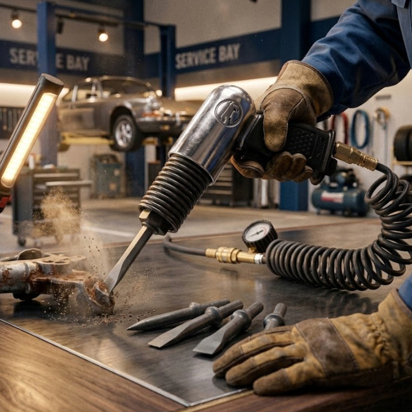 Pneumatic chisel (air hammer) hexagonal AT-2010HBSG