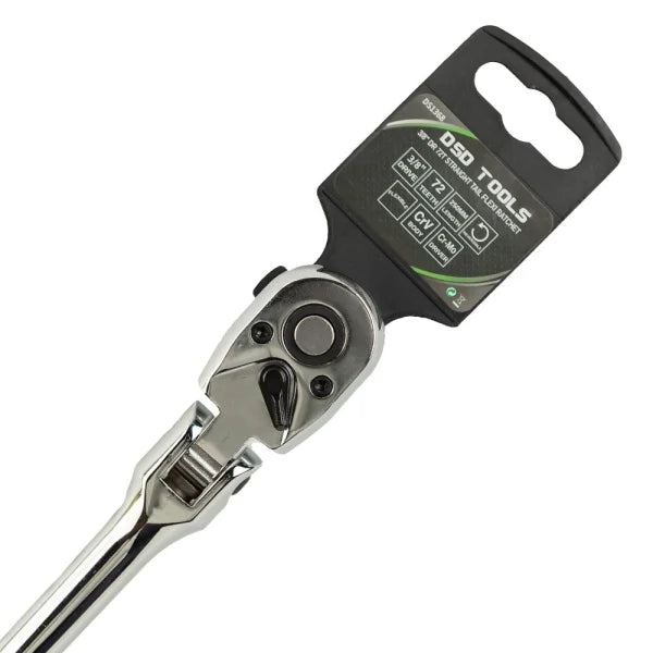 ТРЕЩОТКА ПРЯМАЯ 3/8" ГИБКАЯ 72 ЗУБА DS1368