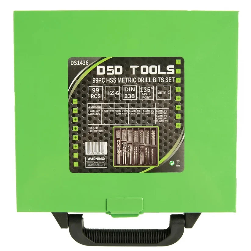 99 PC. HSS DRILL BIT SET 1.5 - 10 mm DS1436