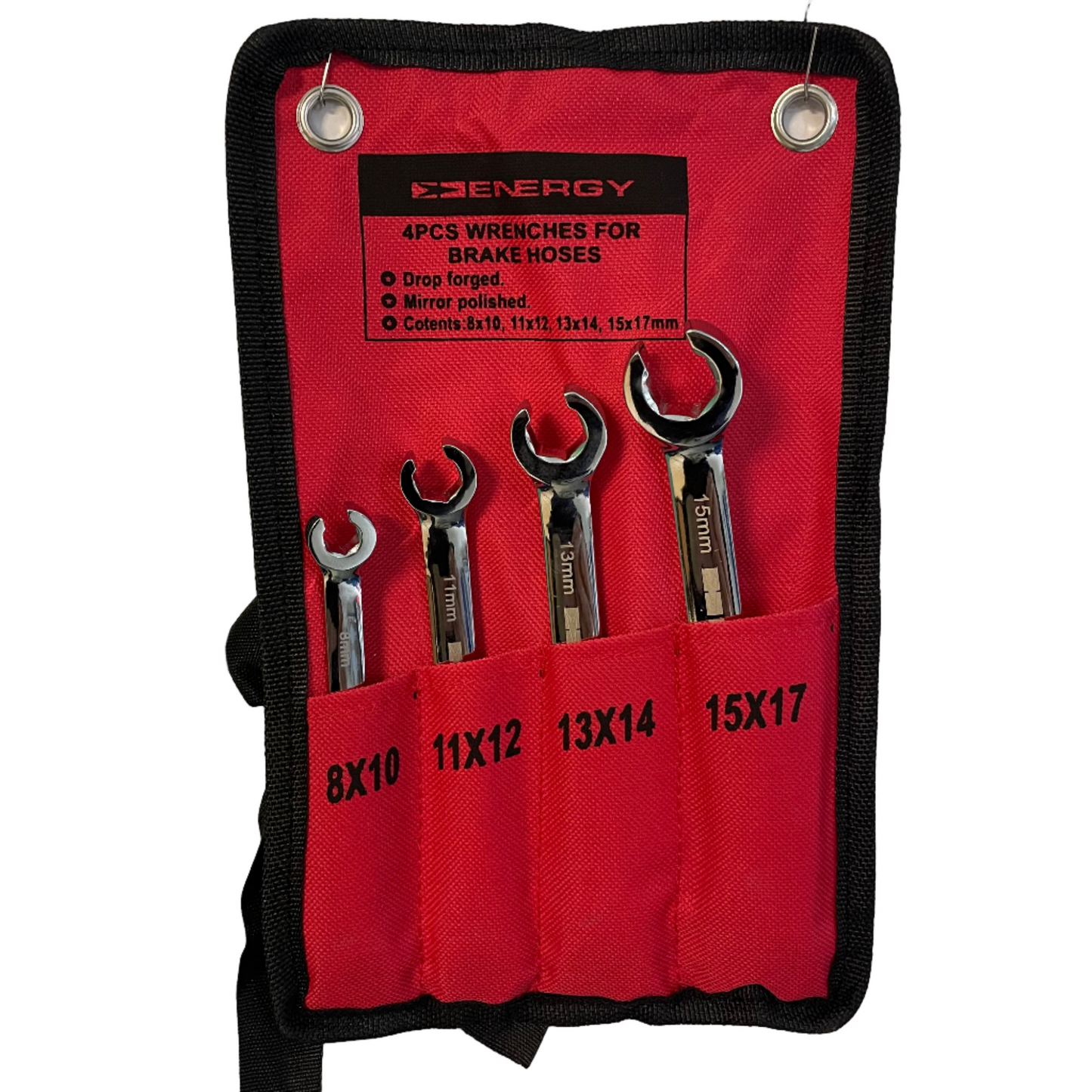 Energy zīmola atvērto uzgriežņu atslēgu komplekts (bremžu līnijām).