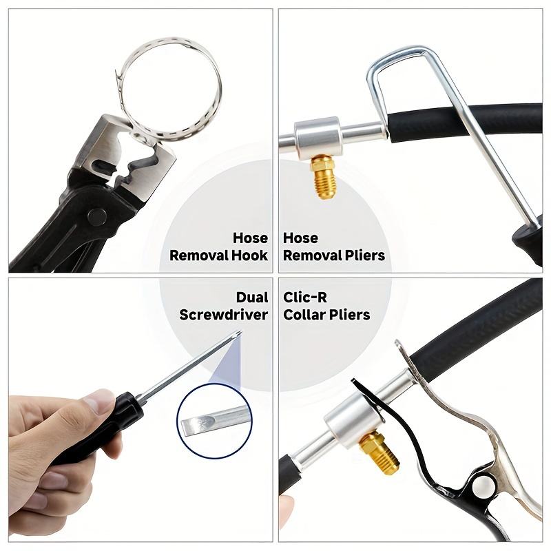 Set of hose clamp removers 9 pcs.