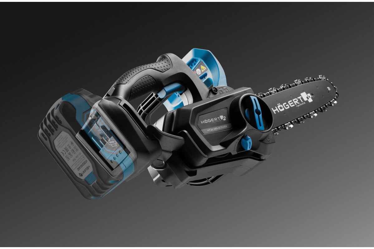 OneAccuSystem 18 V Brushless Compact Cordless Chainsaw Kit