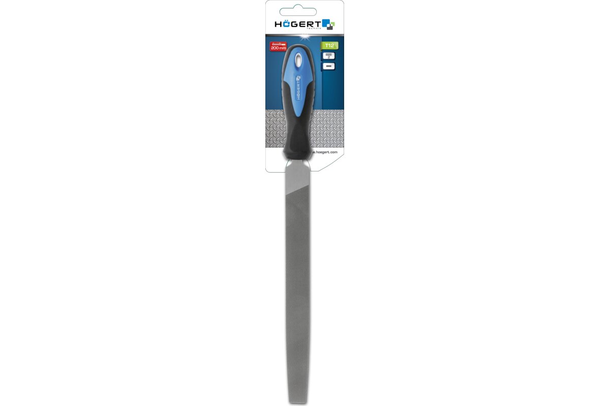 Flat metal file