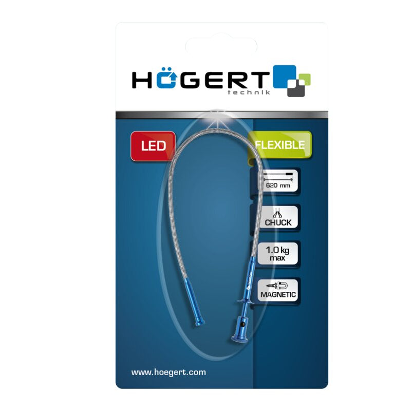 HögerT HT4R510 Flexible Magnetic Pick-Up Tool with LED