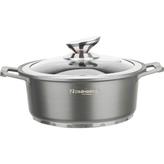 Rosenberg Professionnel Cookware Set – 14 Pieces with Removable Handles