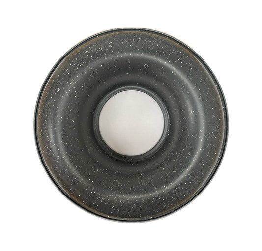 Savarin baking dish on white background