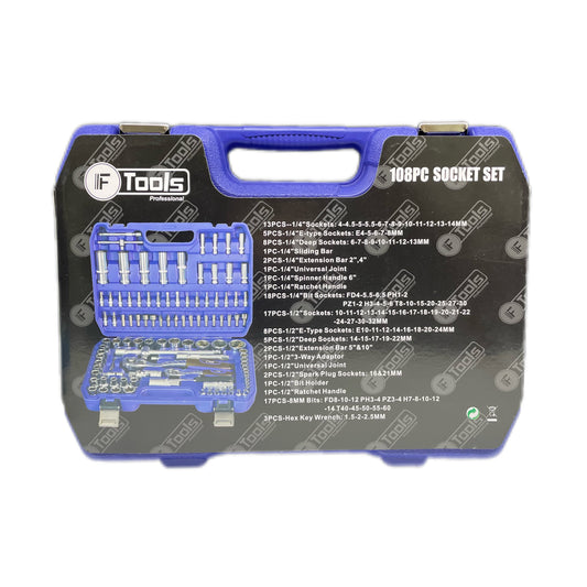 FTools Socket Set 108 PCS (108PC Socket Set)