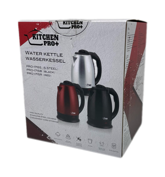 KITCHEN PRO+ Stainless Steel Kettle – 1.8 Liters