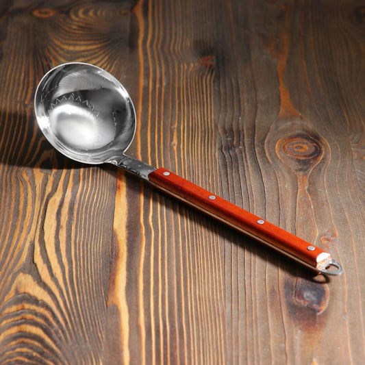 Spoon for Uzbek kazan 40 cm with wooden handle