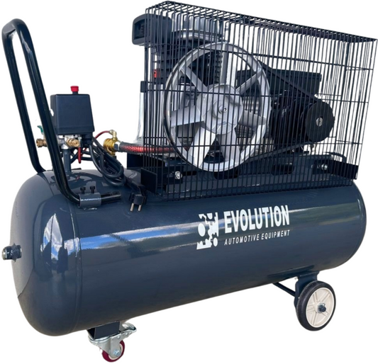 EVO-100 virzuļkompresors ar saspiestu gaisu 100l
