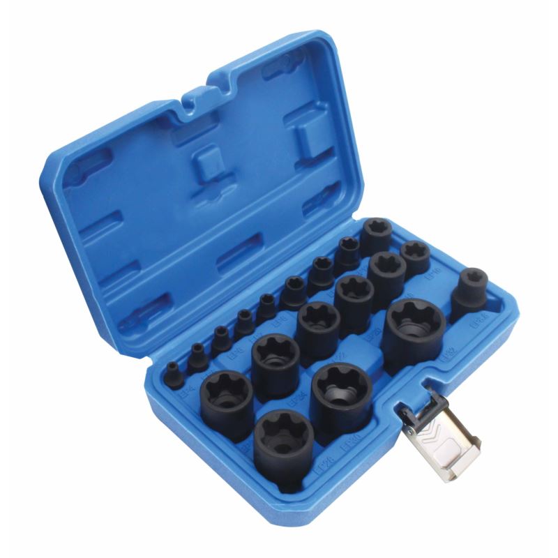 E-TORX Plus impact socket set 19 pcs. S-90230