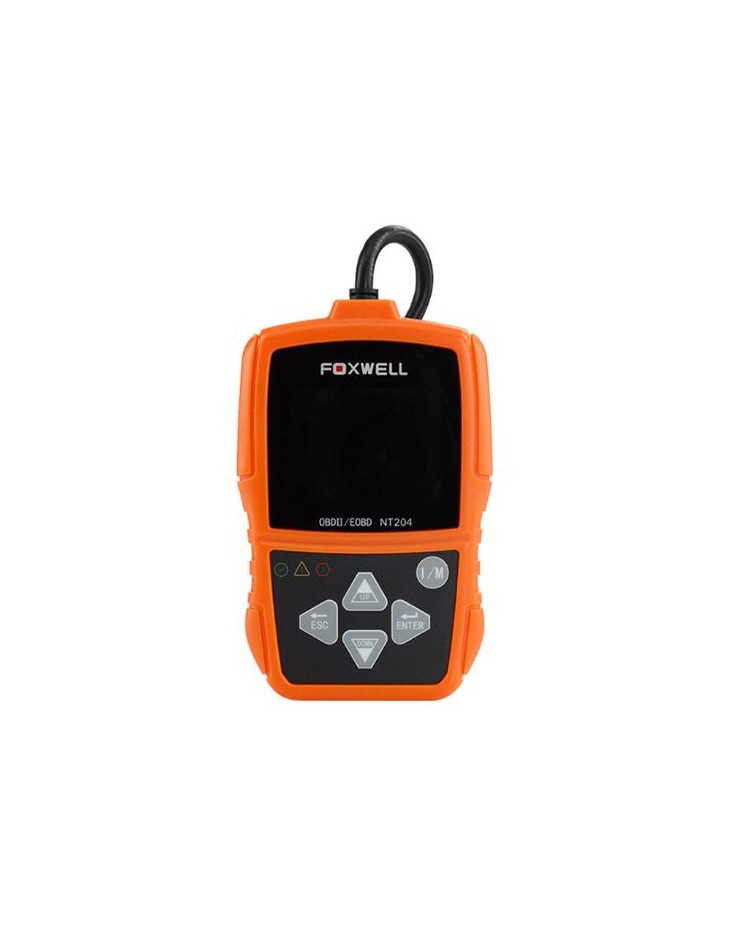 OBDII/EOBD kļūdu, parametru un kodu lasītājs Foxwell NT204 ar krāsu ekrānu