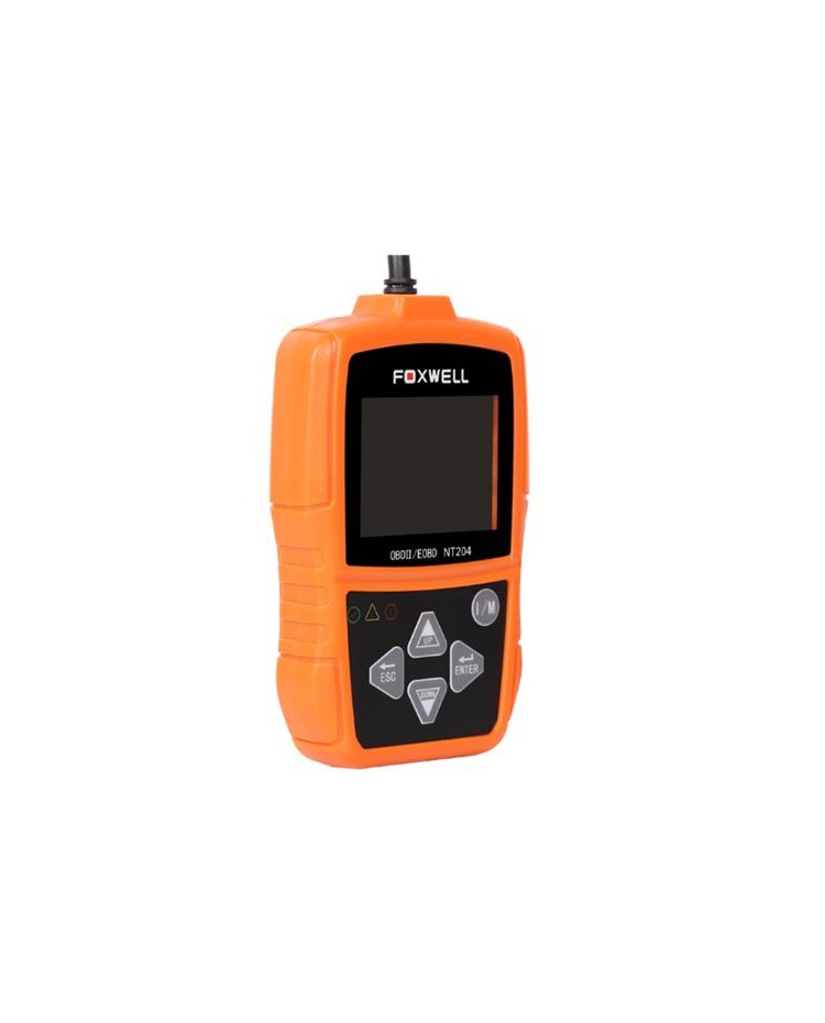 OBDII/EOBD kļūdu, parametru un kodu lasītājs Foxwell NT204 ar krāsu ekrānu
