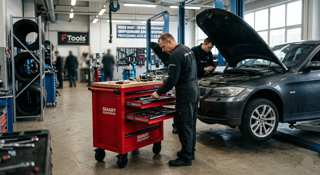 How to Choose a Tool Trolley for an Auto Service: 5 Critical Criteria