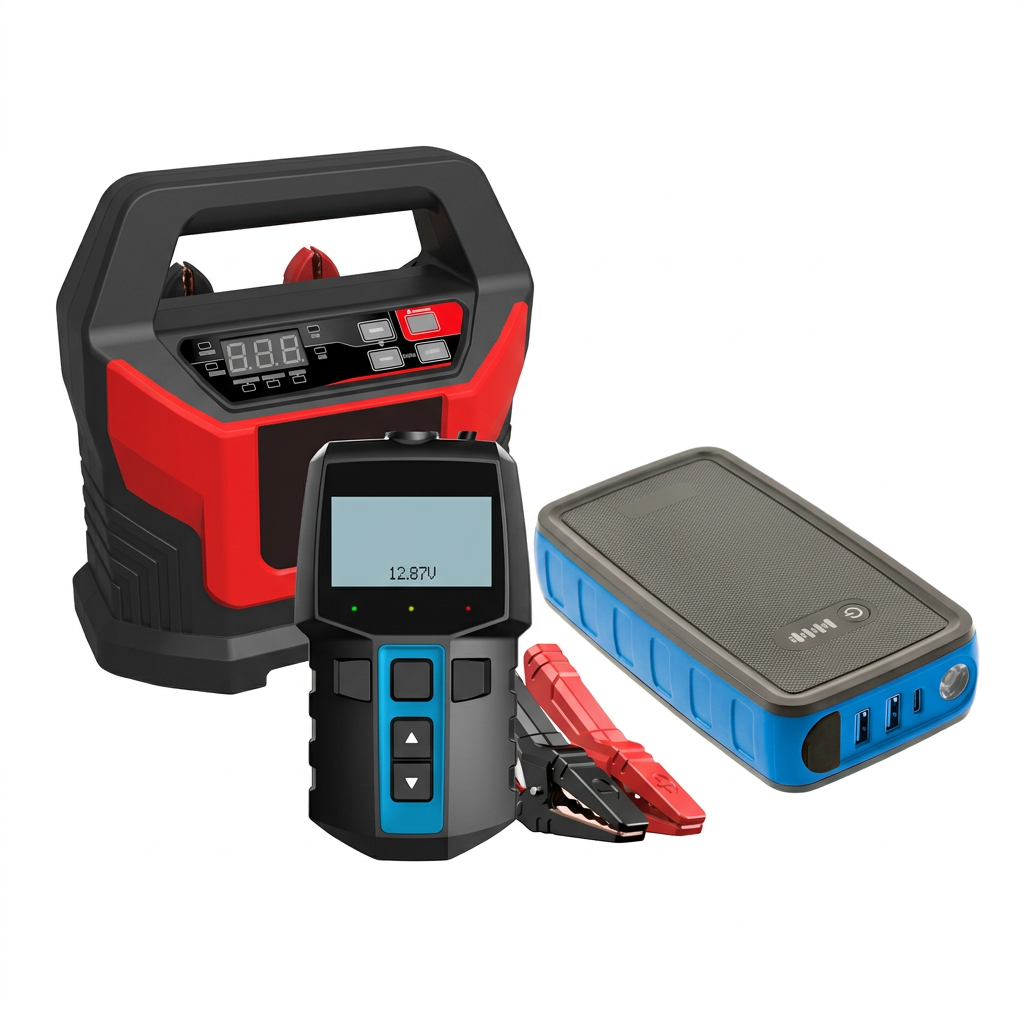 Обложка Car Battery Chargers, Testers & Jump Starters