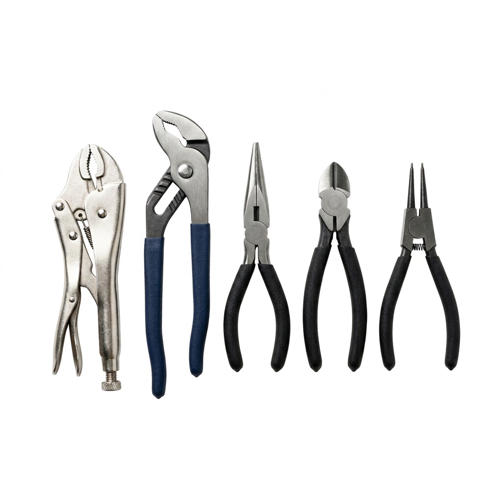 Pliers & Cutters на чисто белом фоне