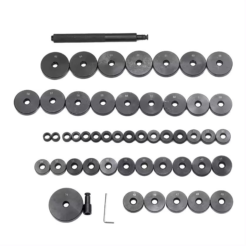 03-1193 Набор для запрессовки подшипников и сайлентблоков, 52 предмета