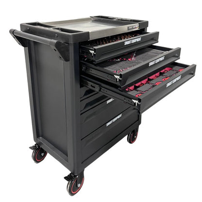06-1057 TOOL TROLLEY – 7 DRAWERS WITH 5 FULL 237PCS
