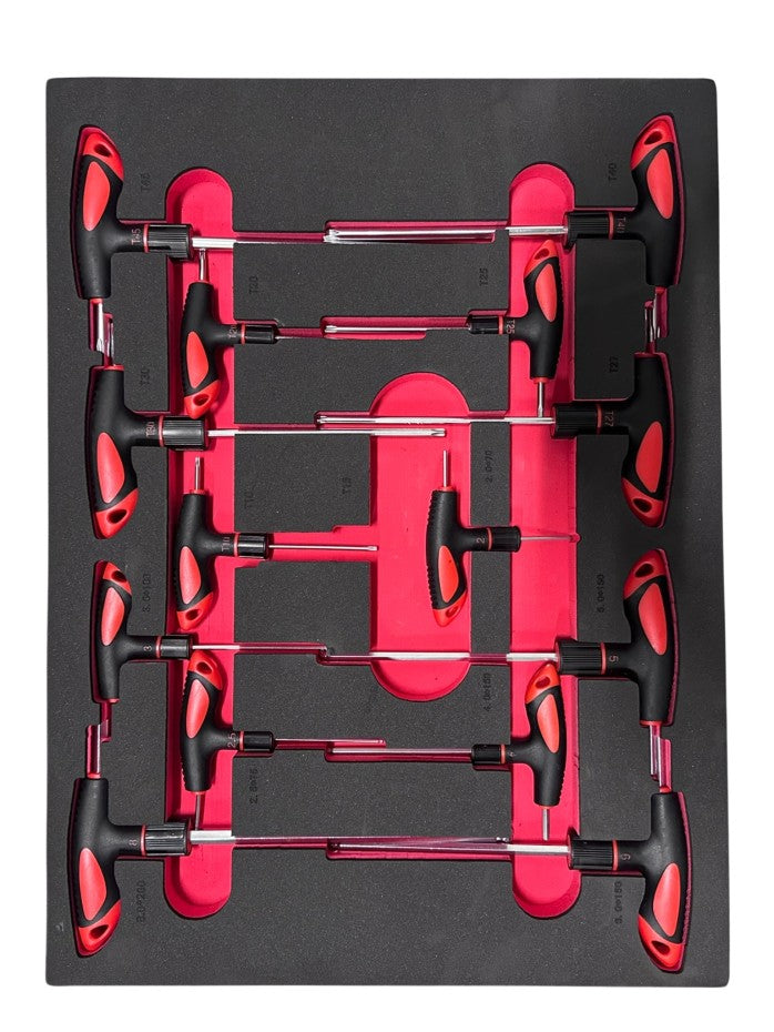 06-1058 Тележка для инструментов со шкафом – с 7 выдвижными ящиками, 327 предметов