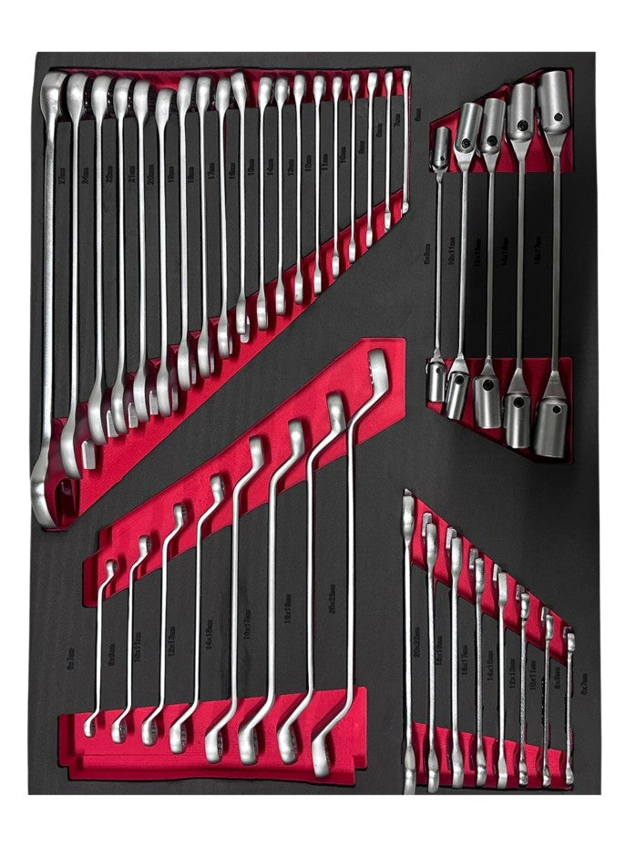 06-1058 INSTRUMENTU RATIŅI AR SKAPĪTI – AR 7 PILNĀM ATVILKTNĒM, 327 GAB.