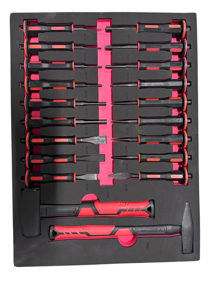 06-1058 INSTRUMENTU RATIŅI AR SKAPĪTI – AR 7 PILNĀM ATVILKTNĒM, 327 GAB.