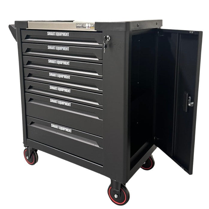 06-1058 Тележка для инструментов со шкафом – с 7 выдвижными ящиками, 327 предметов