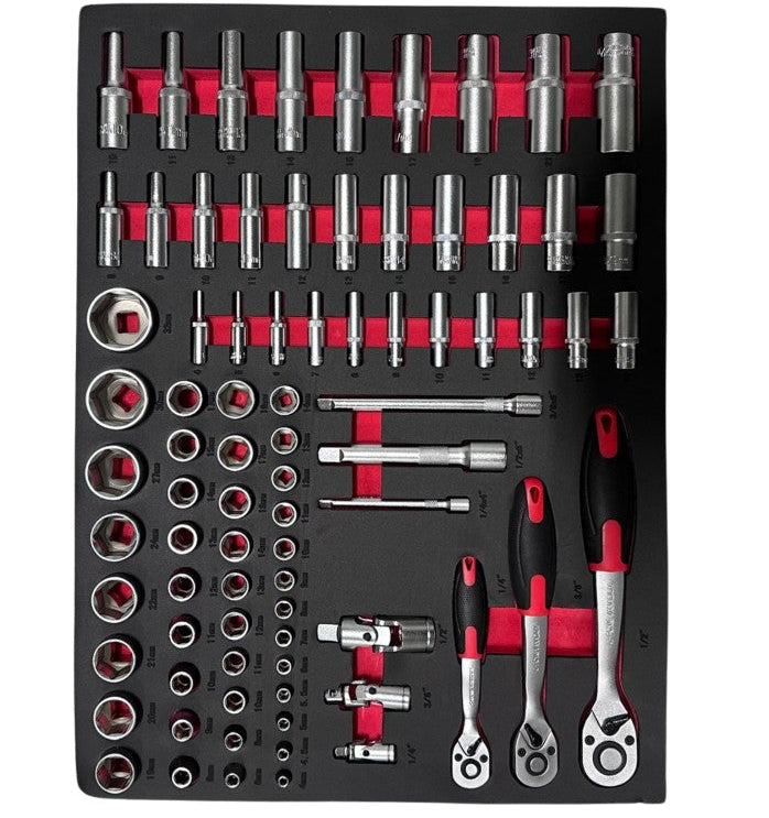 06-1058 TOOL TROLLEY WITH CABINET – WITH 7 FULL DRAWERS 327PCS