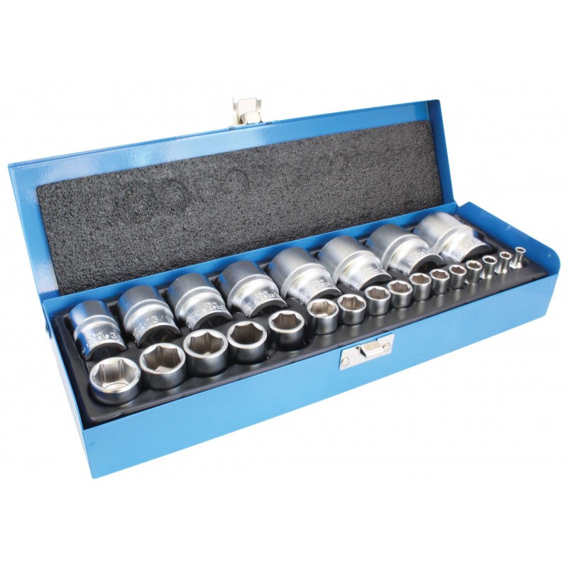Set of drills 1/4''+1/2'', 24 pcs.