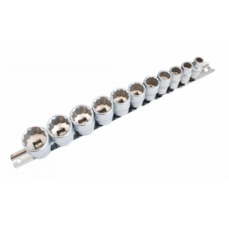 ASTA A-11IM12 — 11-Piece 3/8" Drive 12-Point Imperial (Inch) Socket Set