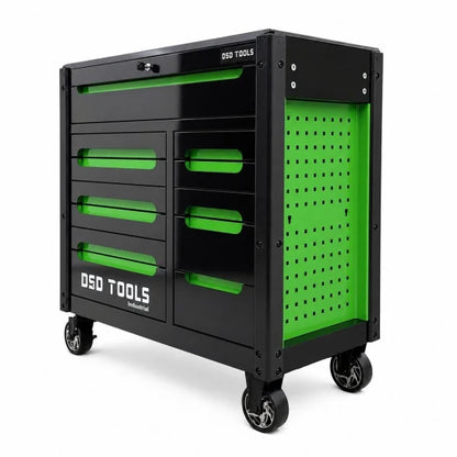 12-drawer tool cabinet with tools DS1878