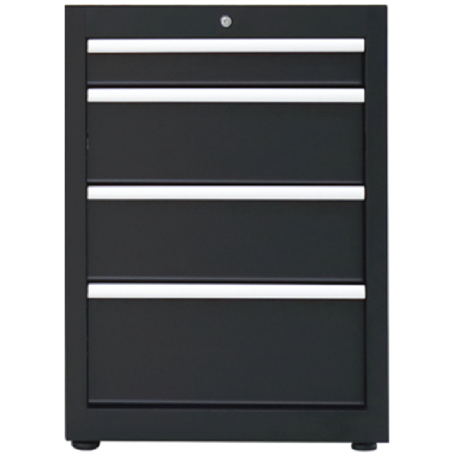 Рабочий стол для мастерской с шкафчиками и ящиками 17-0002