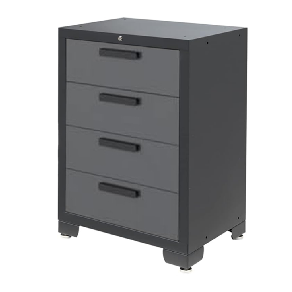 Рабочий стол для мастерской с шкафчиками и ящиками 17-0003