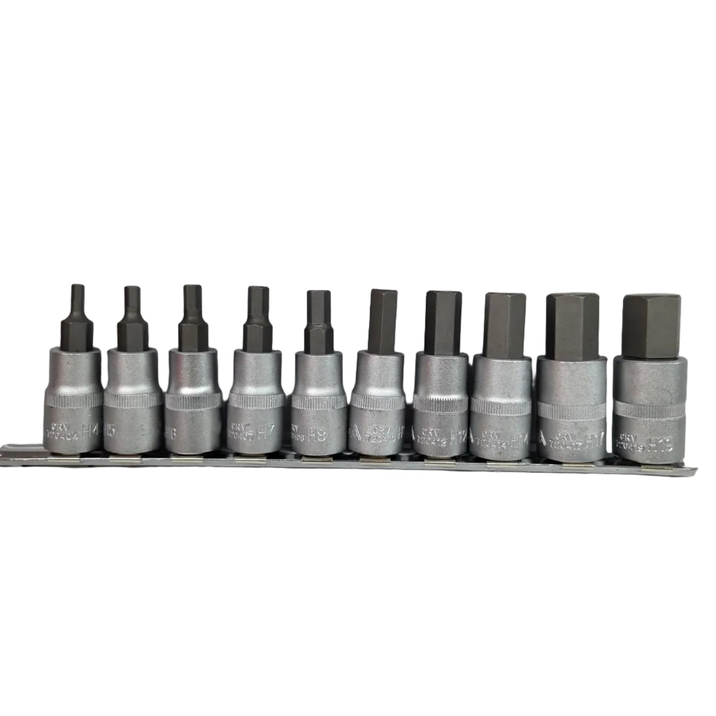 1/2″ Dr. Hex Bit Socket Set 10pcs 