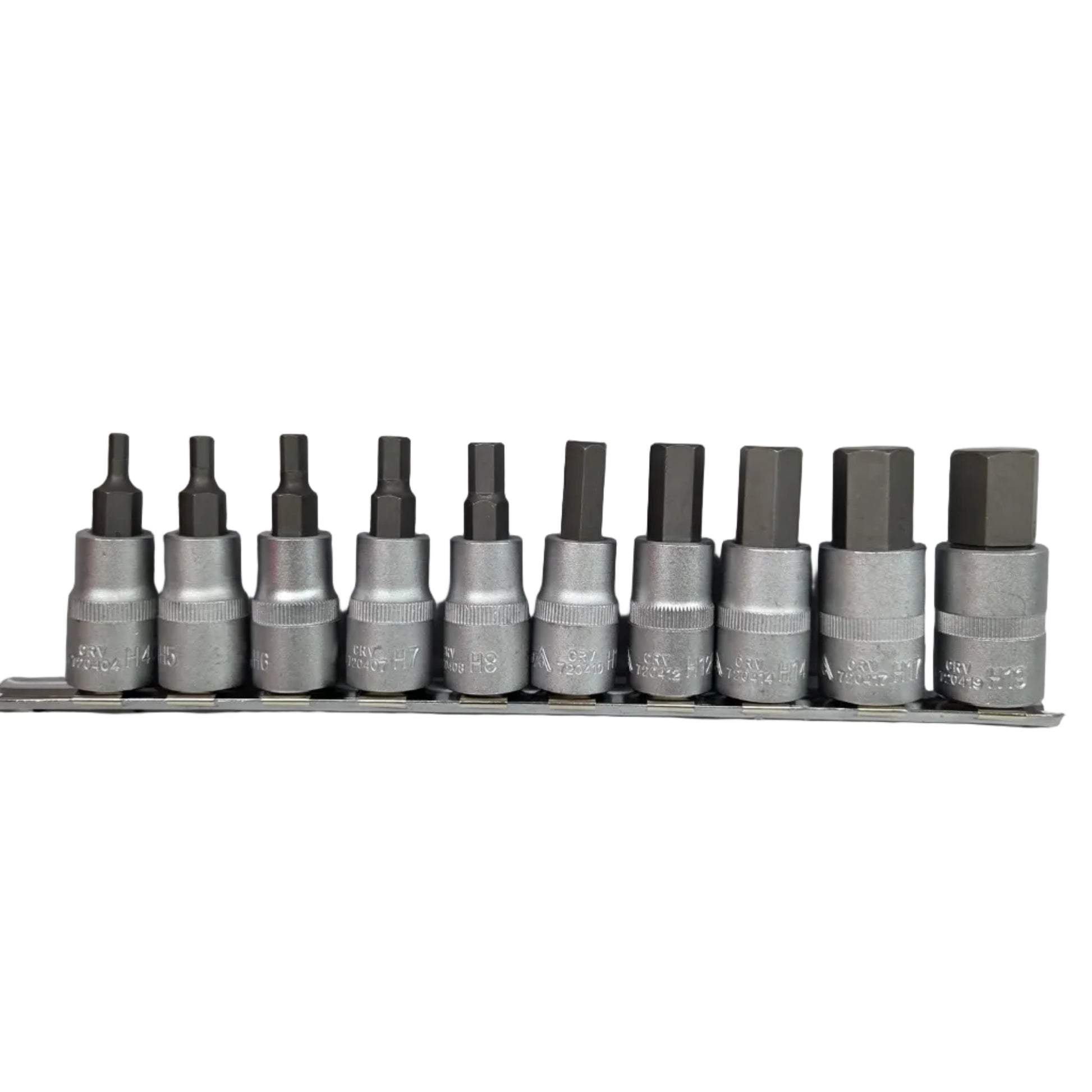 1/2″ Dr. Hex Bit Socket Set 10pcs 