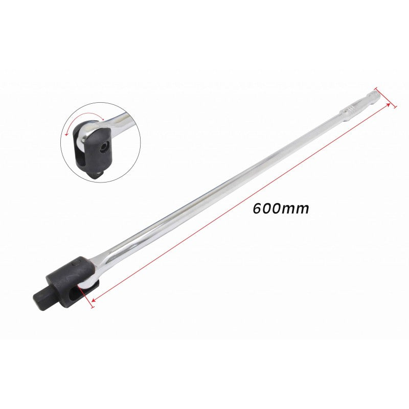 1/2 collu piedziņas grozāmās galvas lauztnis, 600 mm – SATRA S-244060