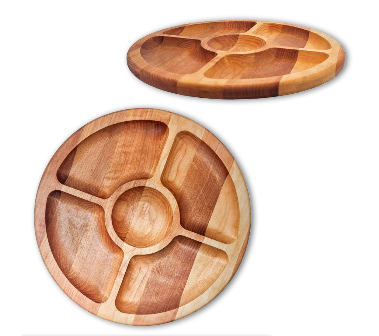 Wooden serving dish d-35 cm Mysternya