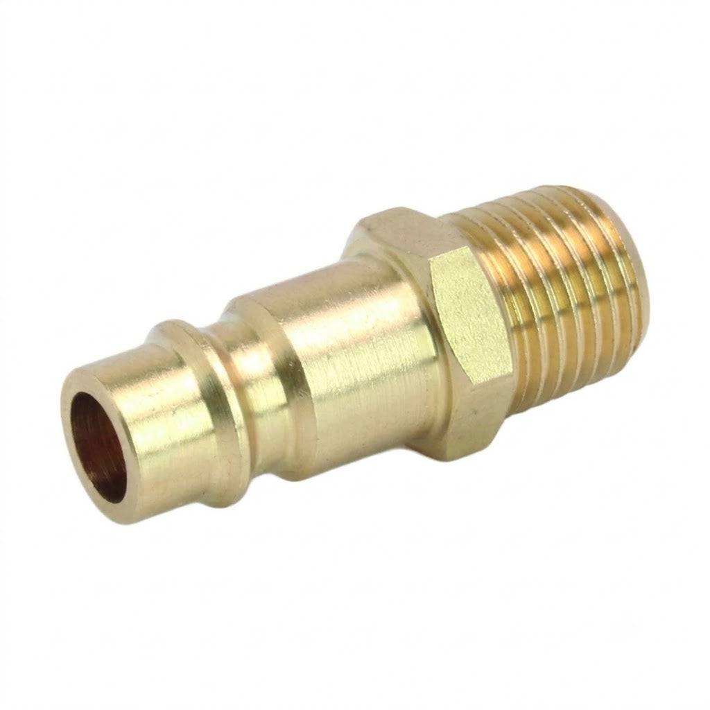 Pneumatic Quick Connect Coupling Adaptor Threaded Male 1/4" (Brass)