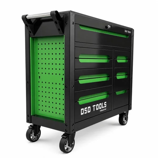12-drawer tool cabinet with tools DS1878