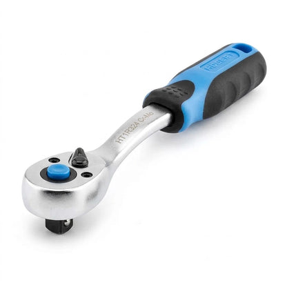HOEGERT Angled ratchet with button 1/4", 72 teeth