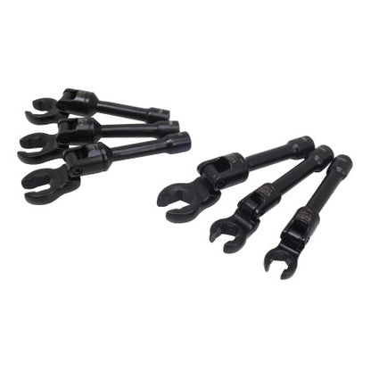 SATRA 3/8″ Dr. 6-Piece Crowfoot Wrench Set with Joint