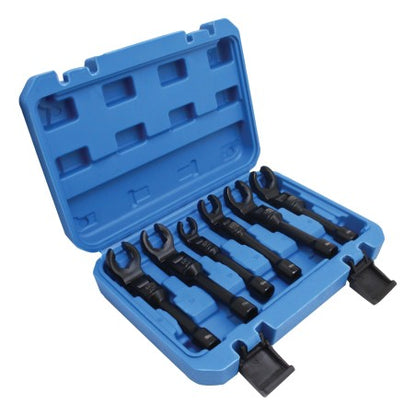 SATRA 3/8″ Dr. 6-Piece Crowfoot Wrench Set with Joint