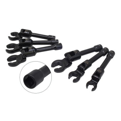 SATRA 3/8″ Dr. 6-Piece Crowfoot Wrench Set with Joint