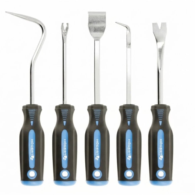 HOEGERT Set of hooks for metalworking, 5 pcs.