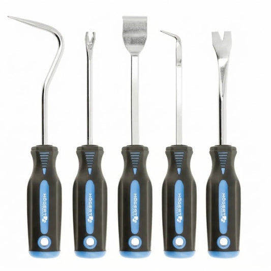 HOEGERT Set of hooks for metalworking, 5 pcs.