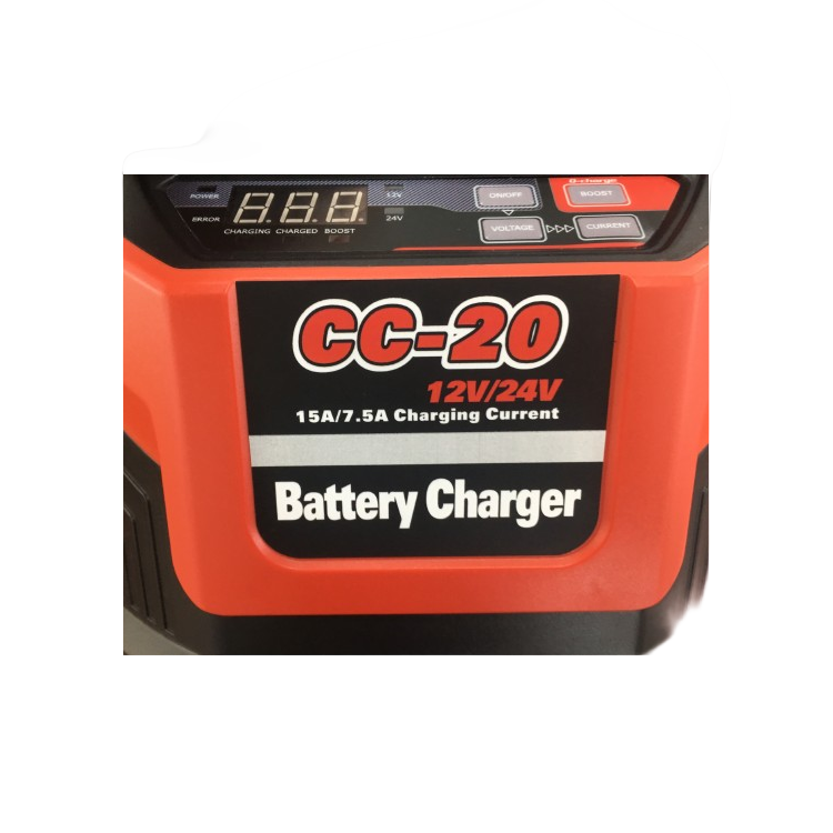 Akumulatora lādētājs CC-20 12/24V 2-15A 2-400Ah