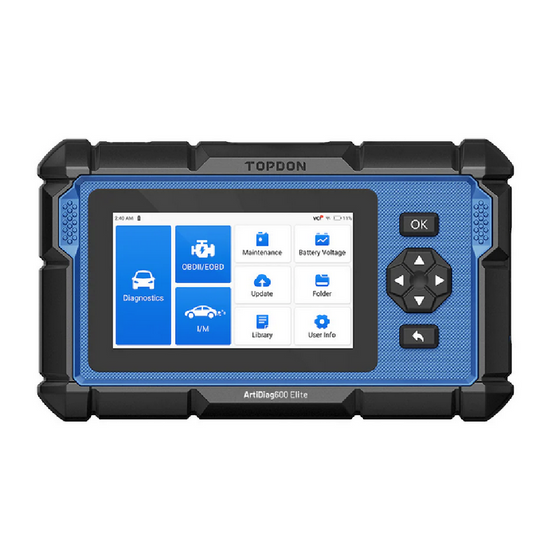 ArtiDiag600 Elite automašīnas diagnostikas ierīce