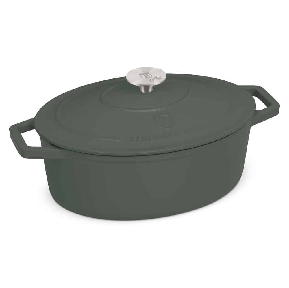 Oval roaster,cast iron Berlinger Haus BH6545 Matte Green